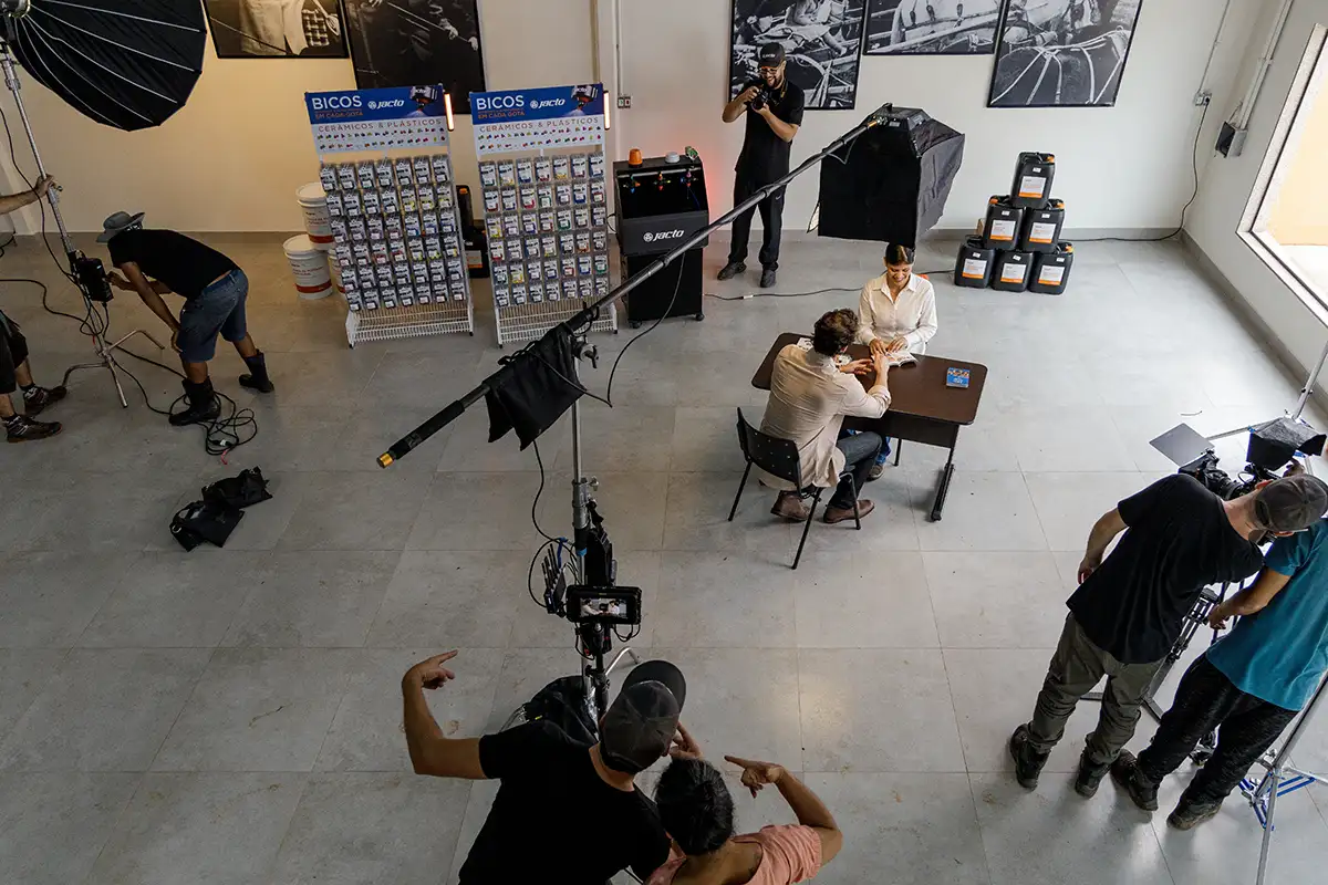 Gravação de vídeo institucional para empresa