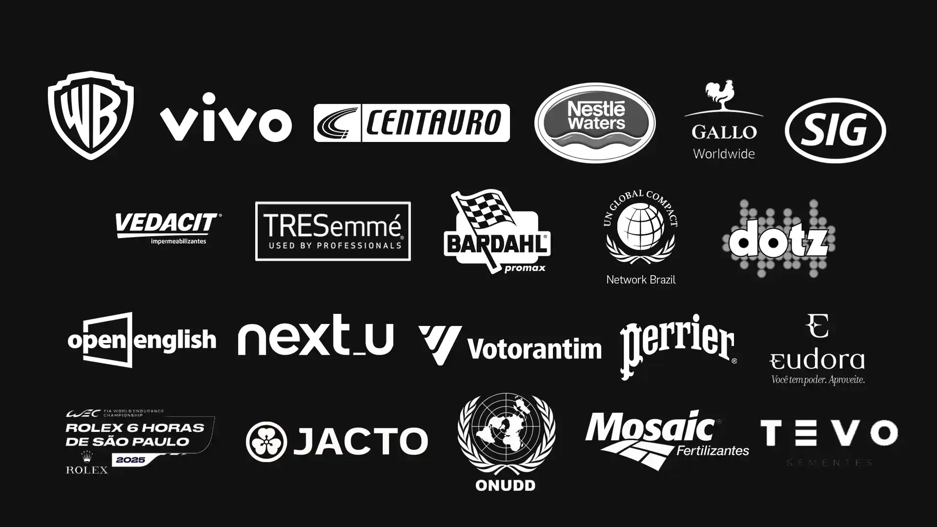 Marcas parceiras da Crioula Câmera